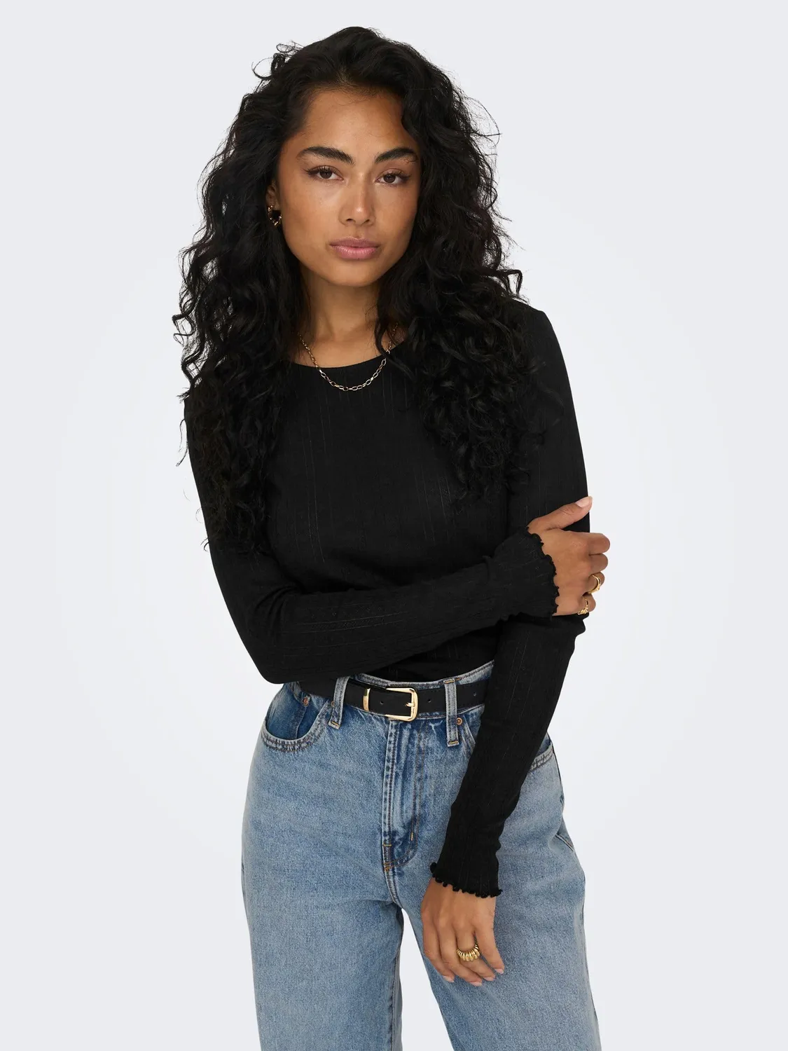 ONLY Onlcarlotta top maglia manica lunga jersey