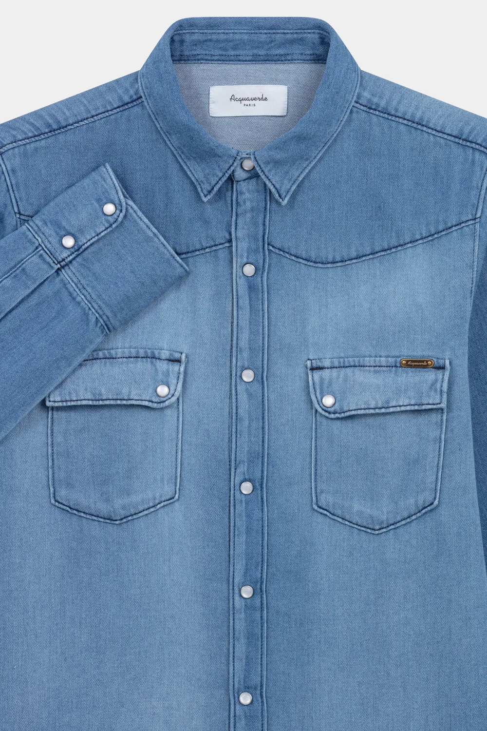 acquaverde Clyde camicia jeans light used dritta