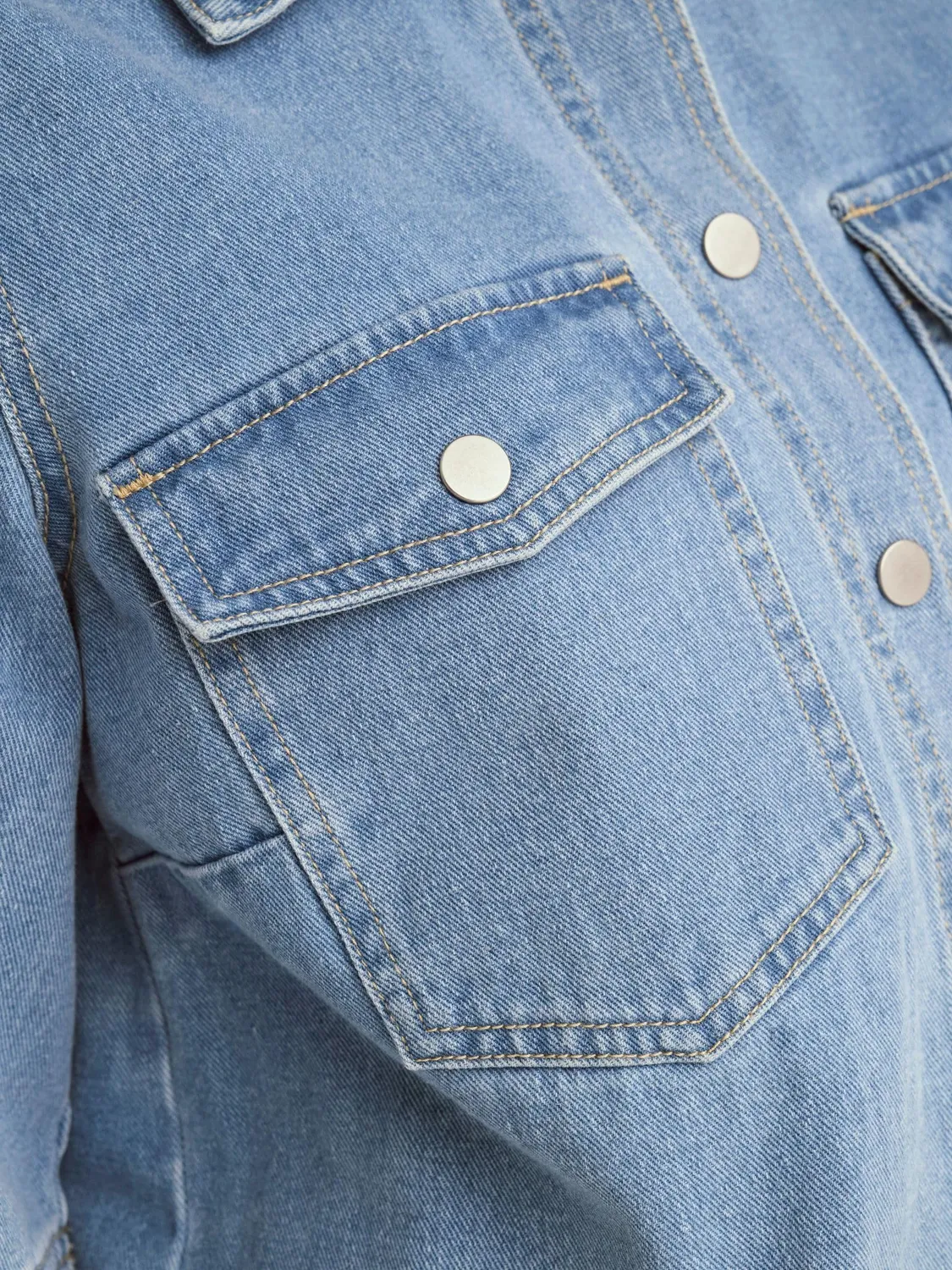 Only Onlbelle camicia denim donna blu denim scuro
