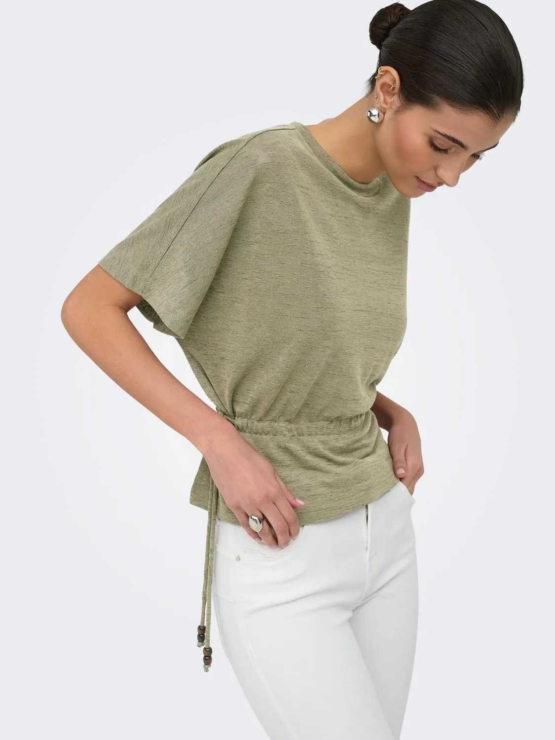 ONLY Onlpearl Waist top elastico in vita