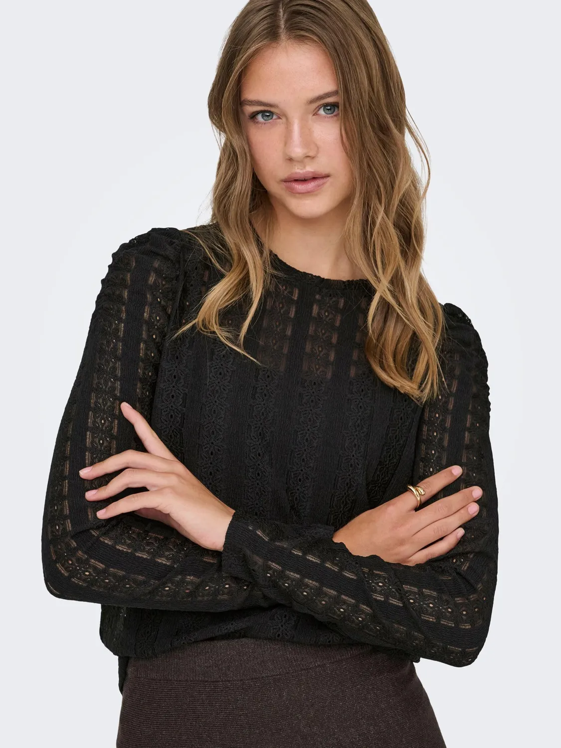 ONLY Onlmelanie top donna tinta unita