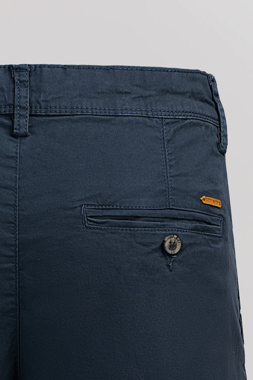 Teddy Smith Short Chino bermuda uomo navy elasticizzato