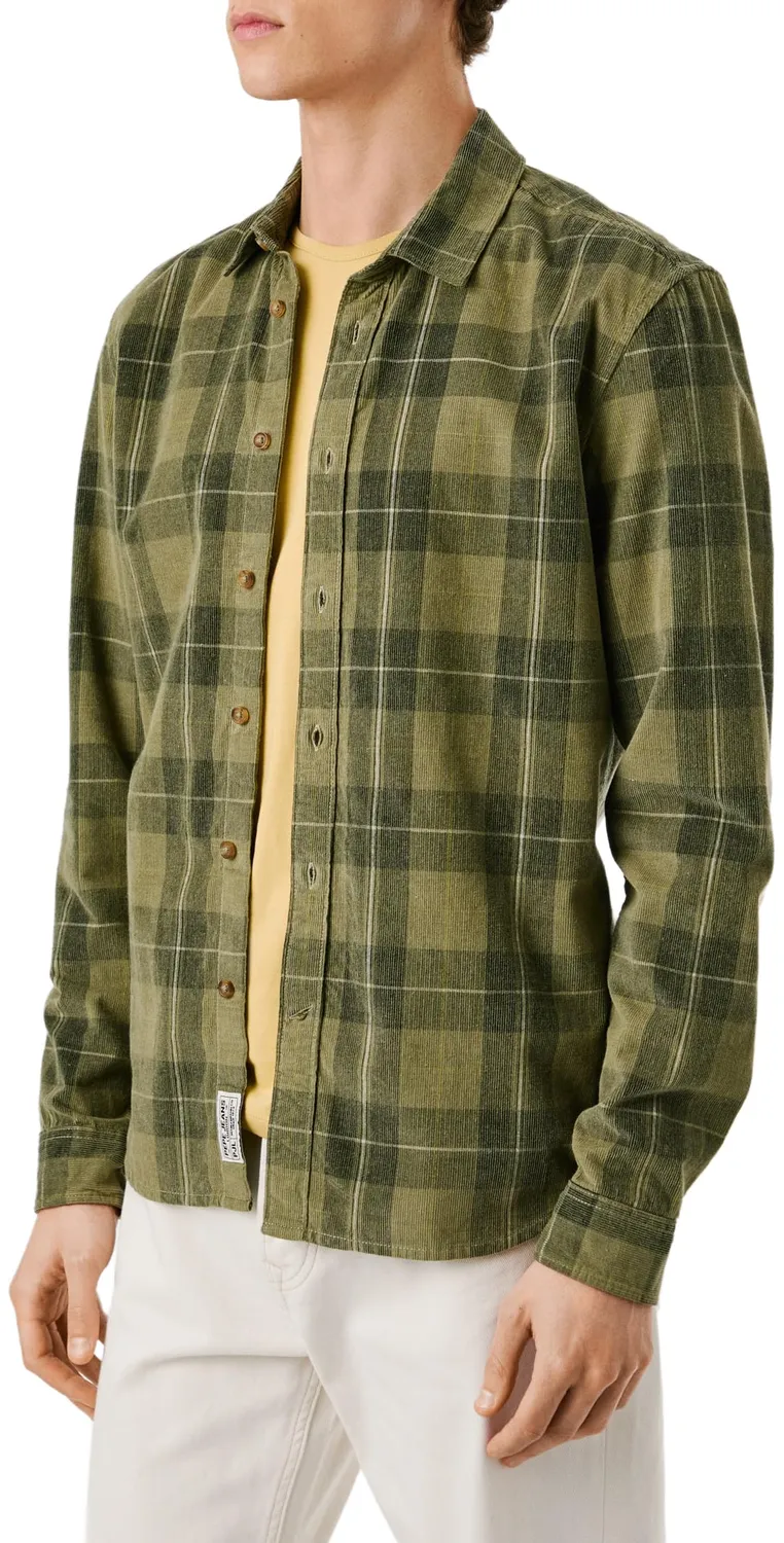 Pepe Jeans Caster Camicia Uomo Manica Lunga Taglia S