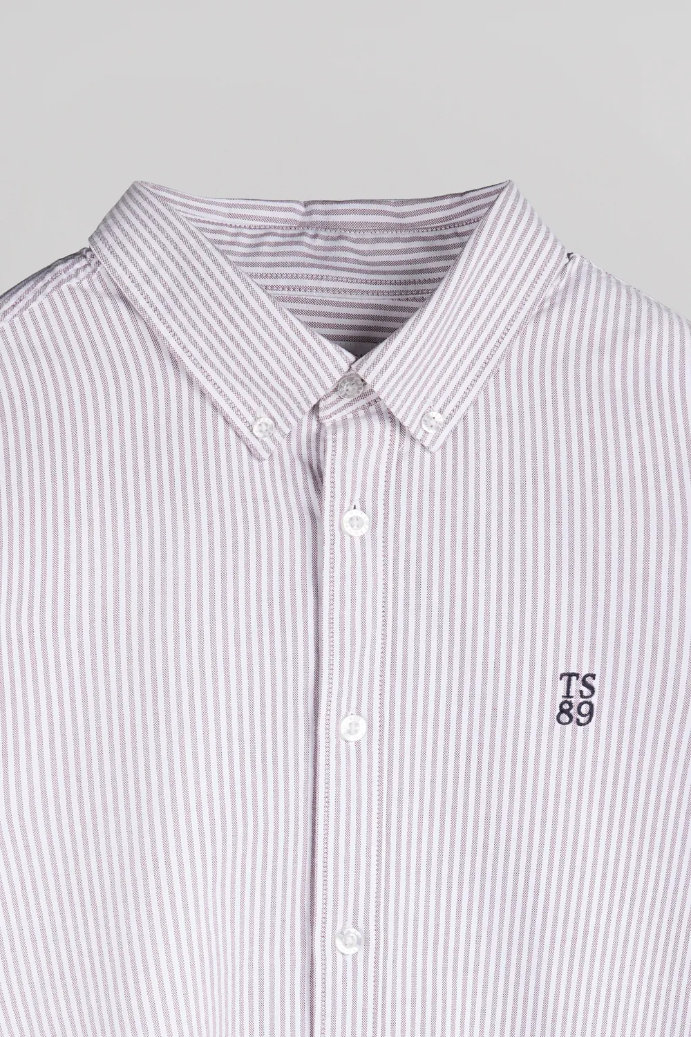Teddy Smith C-Stanley camicia uomo lampone cotone