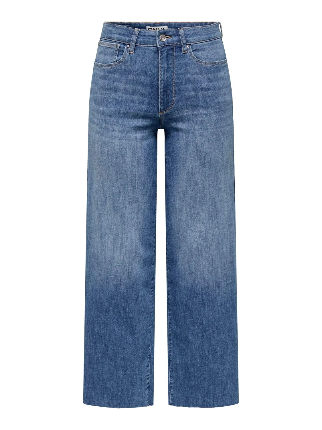 Only Onlcomet jeans donna wide leg vita media