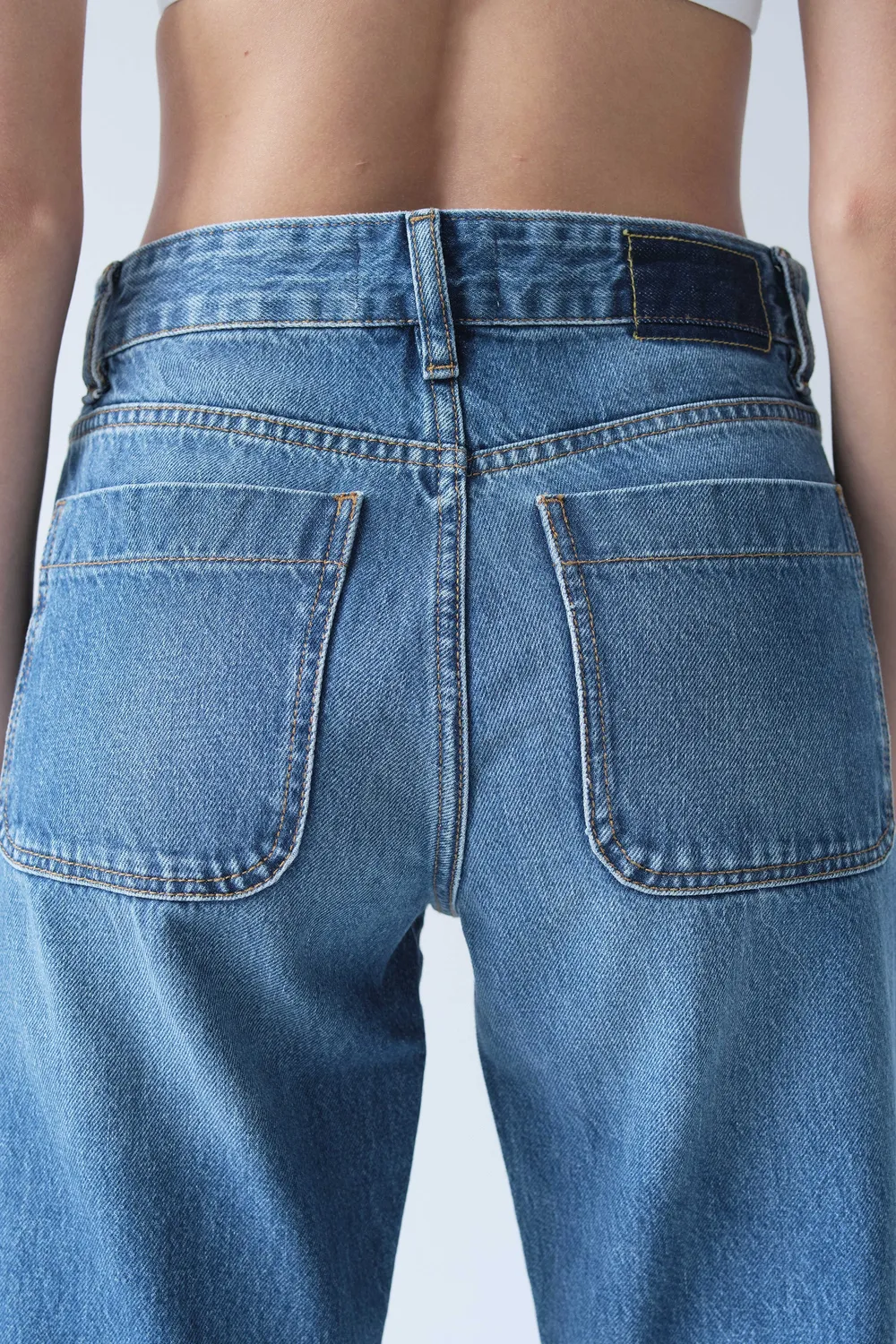 Acquaverde Moon jeans dritti Dirty cotone riciclato