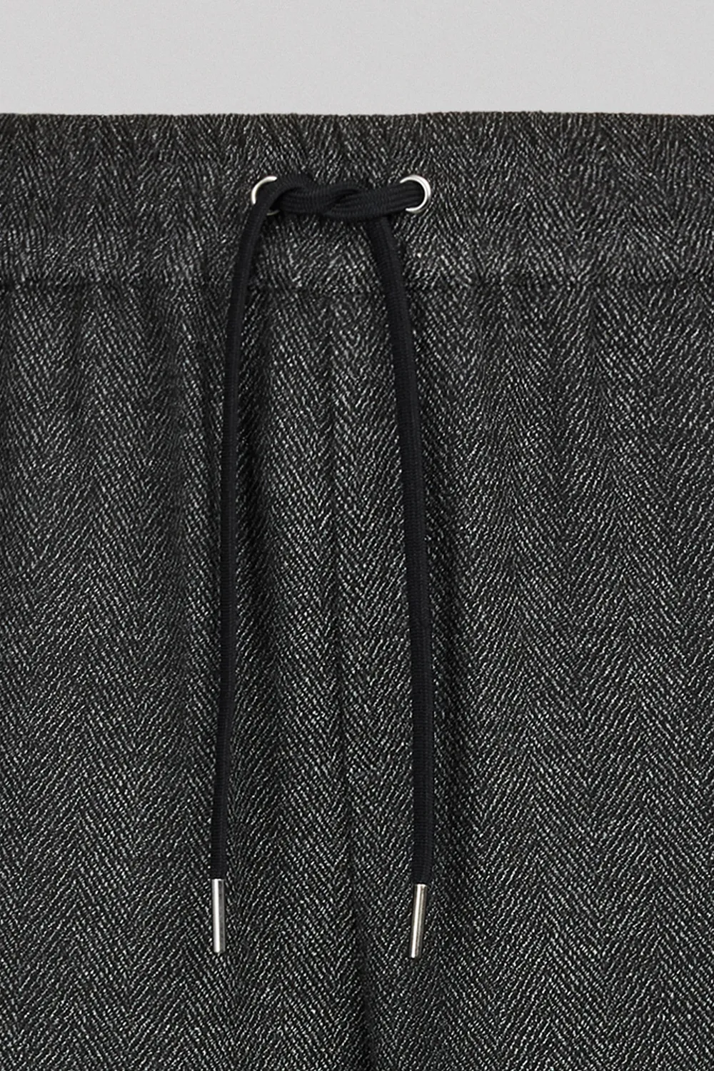 Teddy City pantalone donna mélange black viscosa