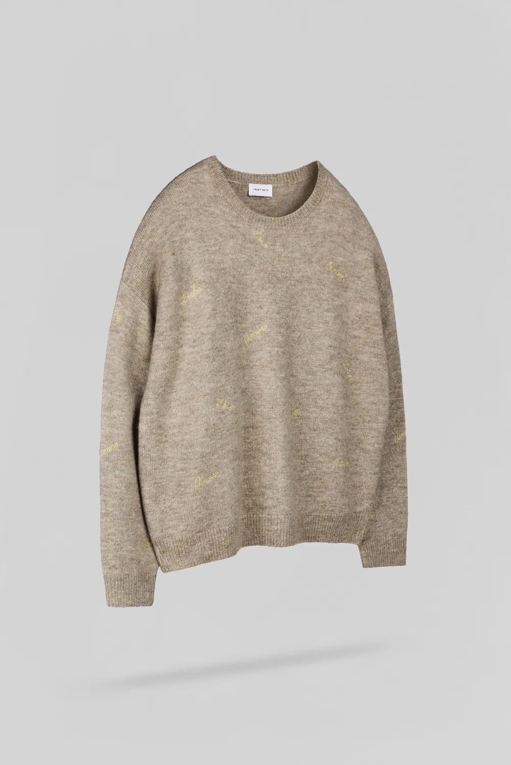 Teddy Smith P-Elie Maglione Donna Beige Ricamato