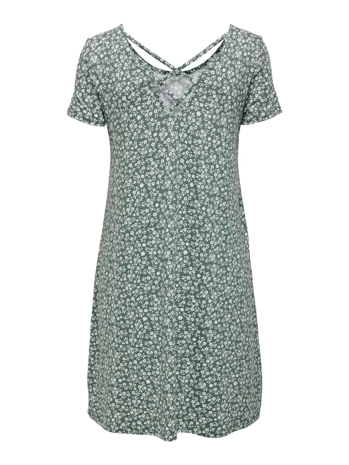ONLY Onlbera Back Lace Up S/S Dress Jrs Noos vestito schiena allacciata