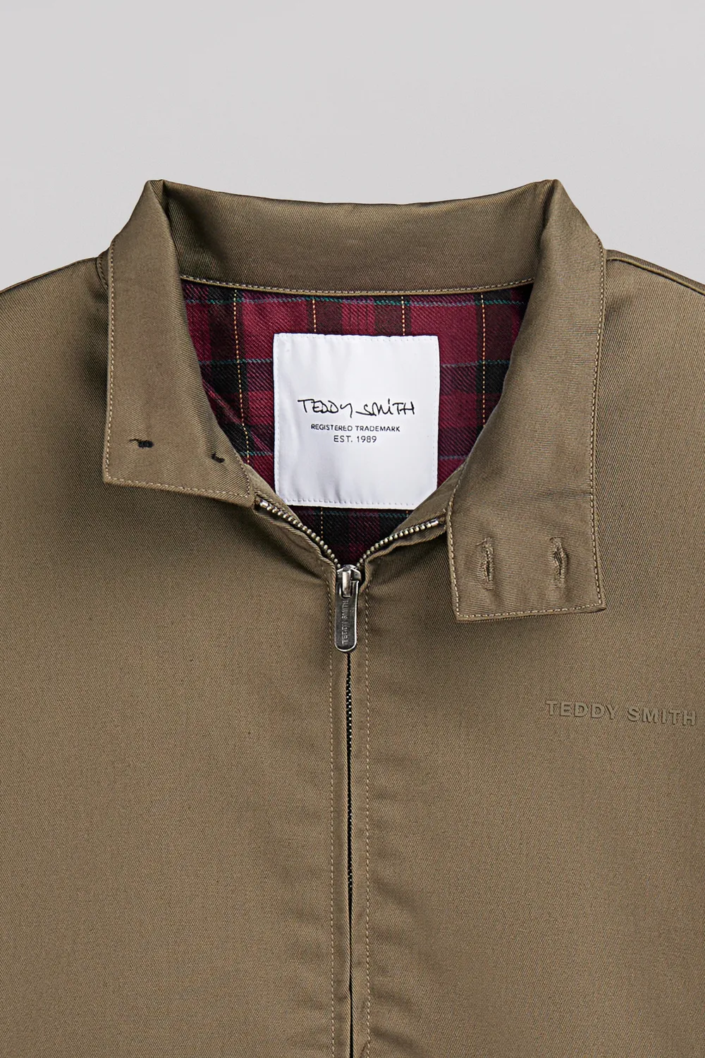 Teddy Smith Sanson 2 giubbotto uomo turbulence kaki twill
