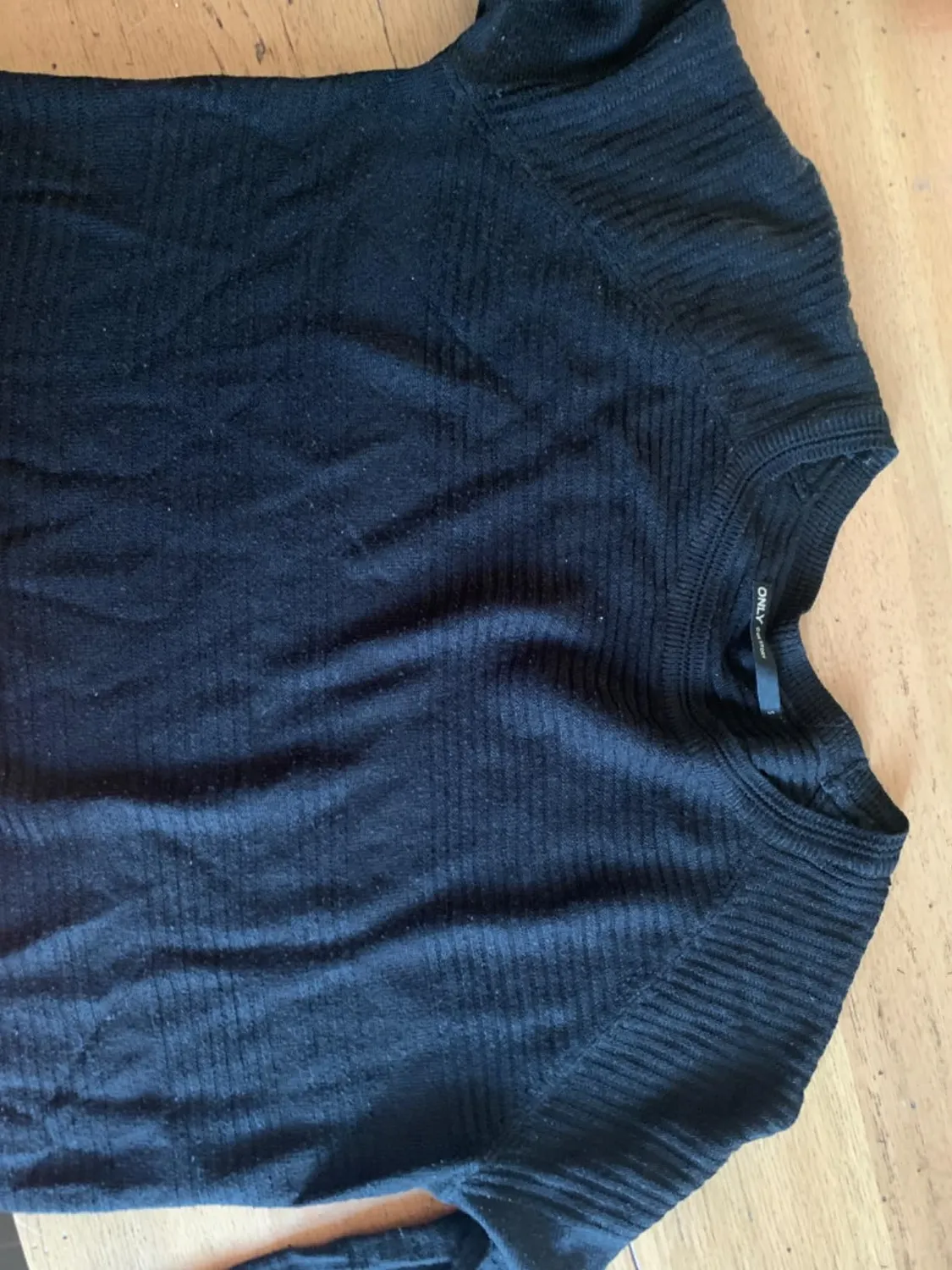Only Onlcaviar Maglione Donna Nero Lana Misto