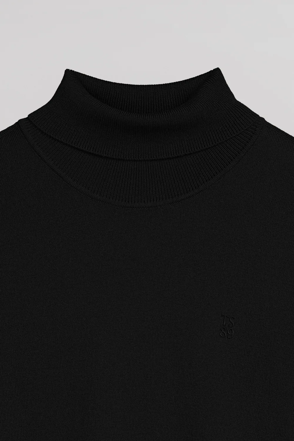 Teddy Smith P-Marcellus pull uomo nero dolcevita slim