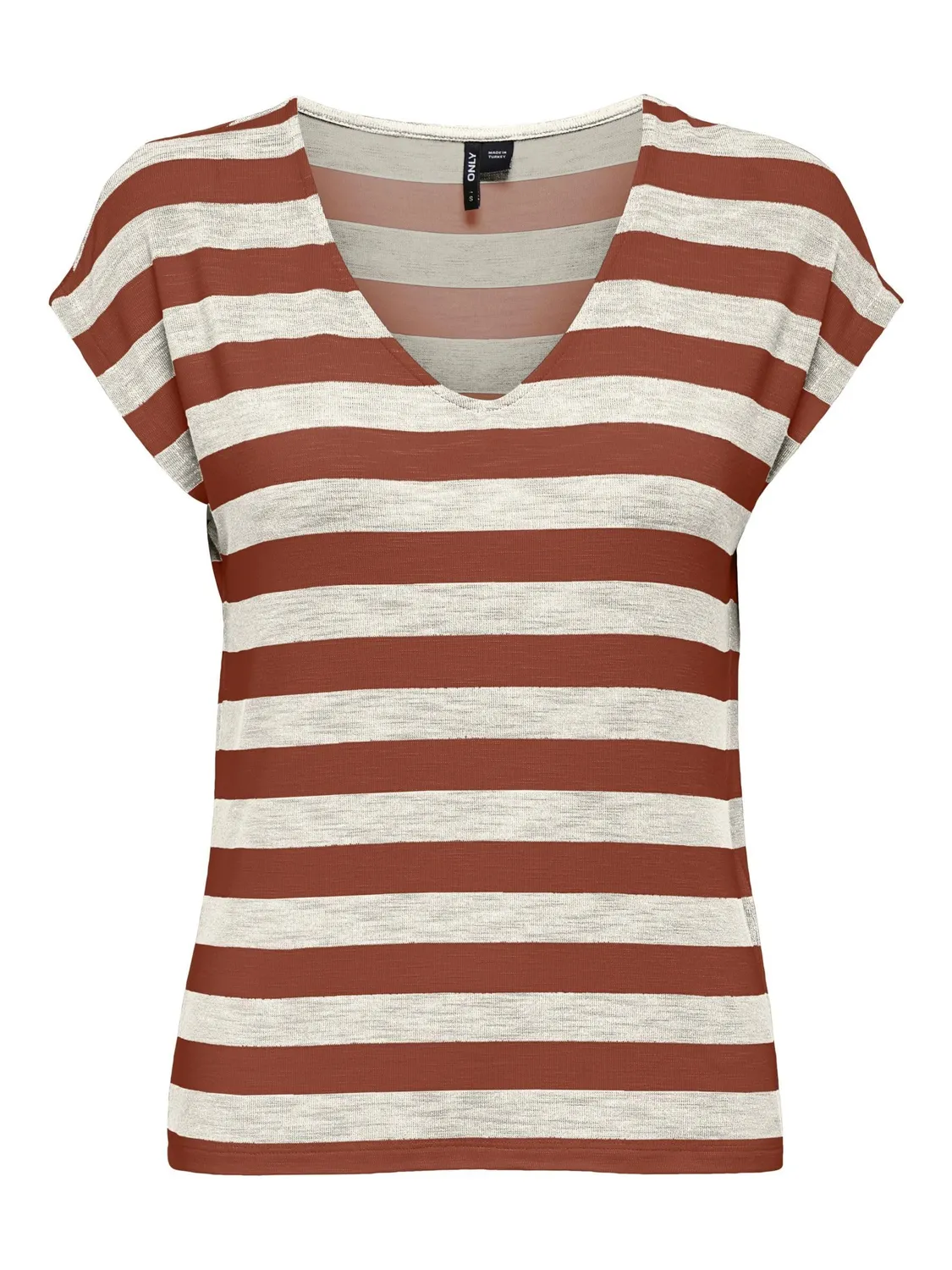 ONLY Onllira Life T-Shirt Donna Scollo a V Manica Corta