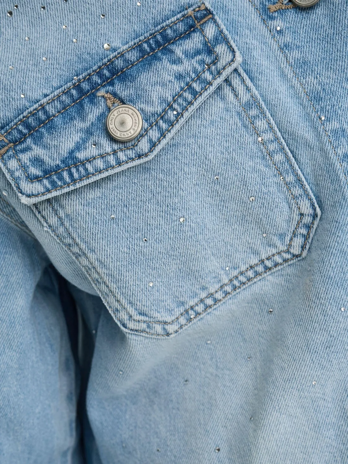 ONLY Onllumi giubbotto jeans L denim