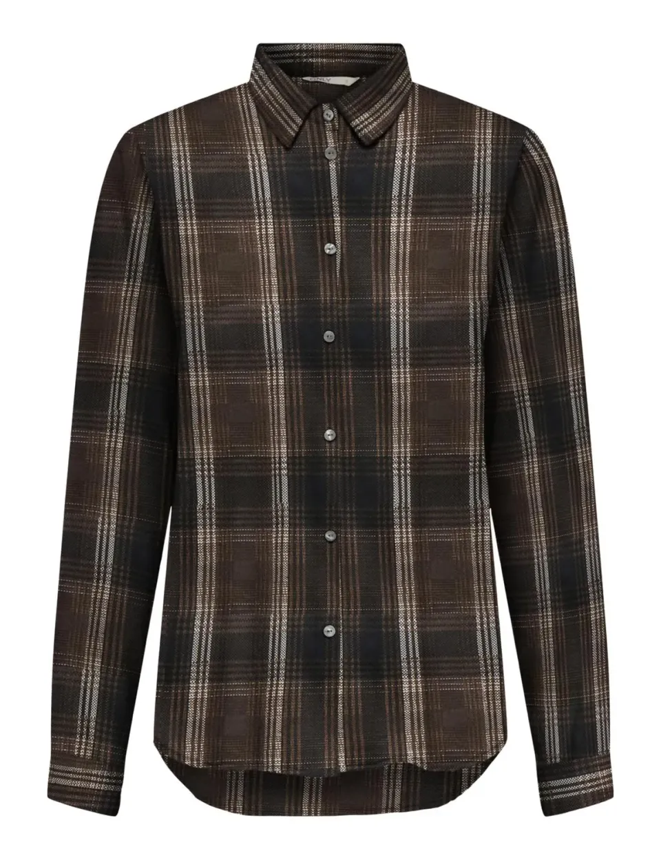 ONLY ONLJane Life L/S Shirt Wvn Camicia marrone cioccolato