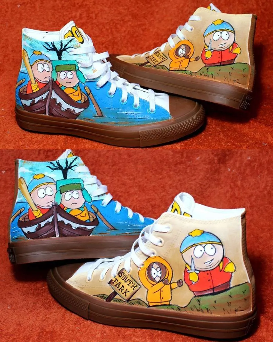 Never Say Never South Park Converse All Star Dipinte South Park