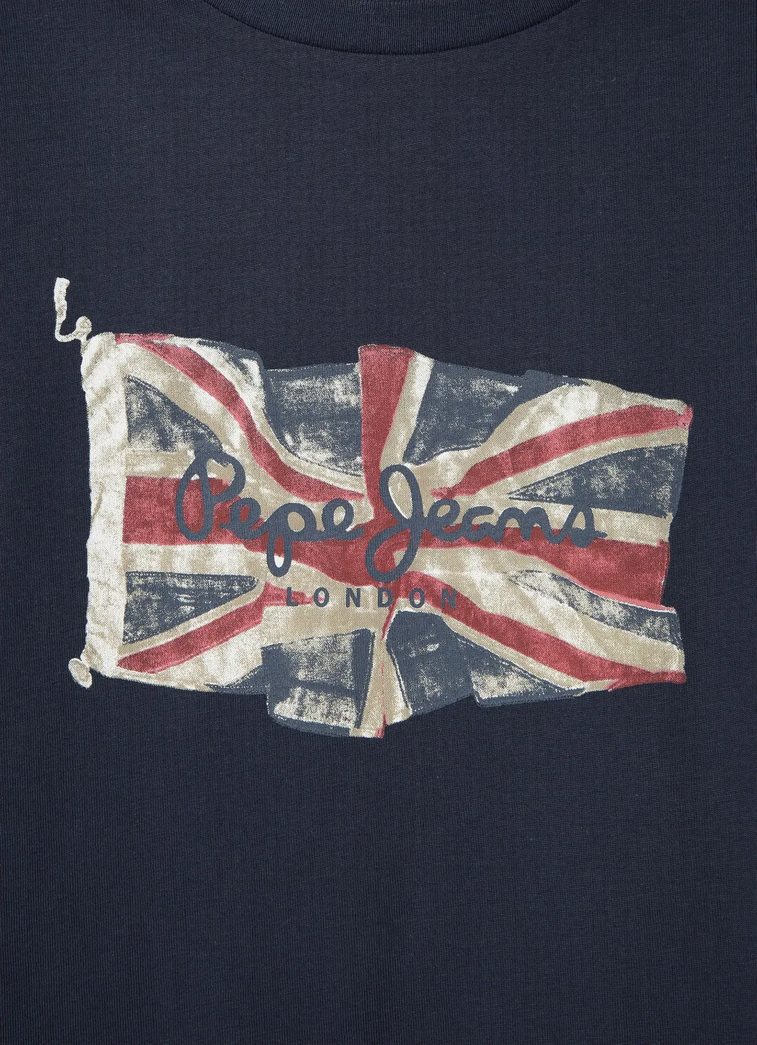 Pepe Jeans Union Jack Tee t-shirt bambino bandiera corta