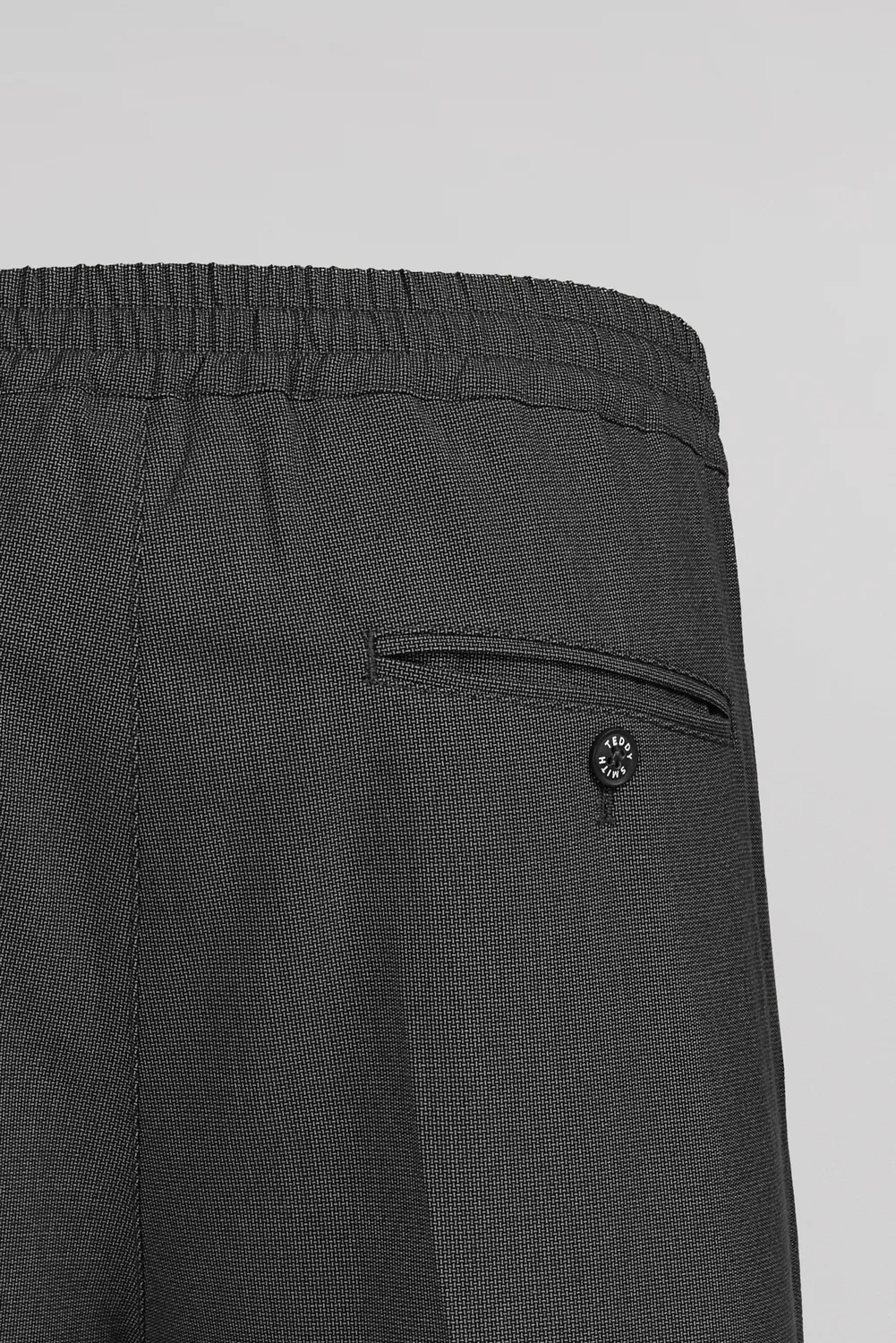Teddy Smith Pywan 17 pantaloni uomo black slim elasticizzati