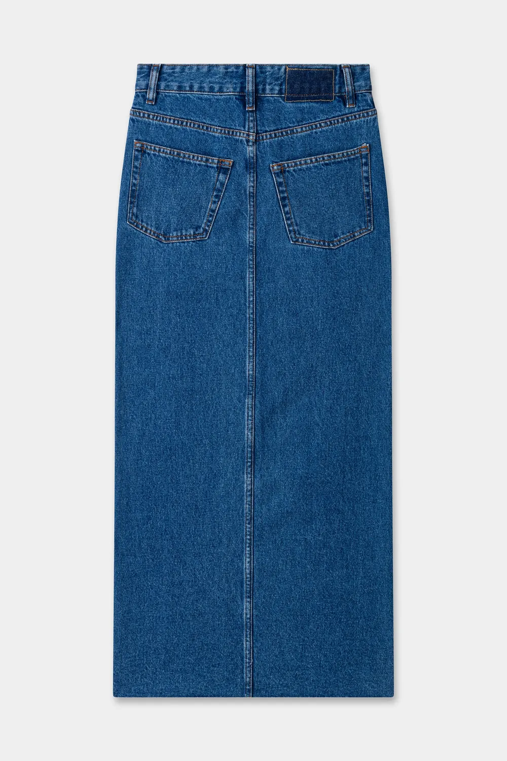 Acquaverde Harlow gonna jeans vintage worn spacco