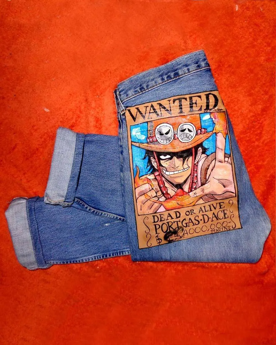 Levi’s Vintage Portuguese d’Ace jeans dipinti a mano One Piece