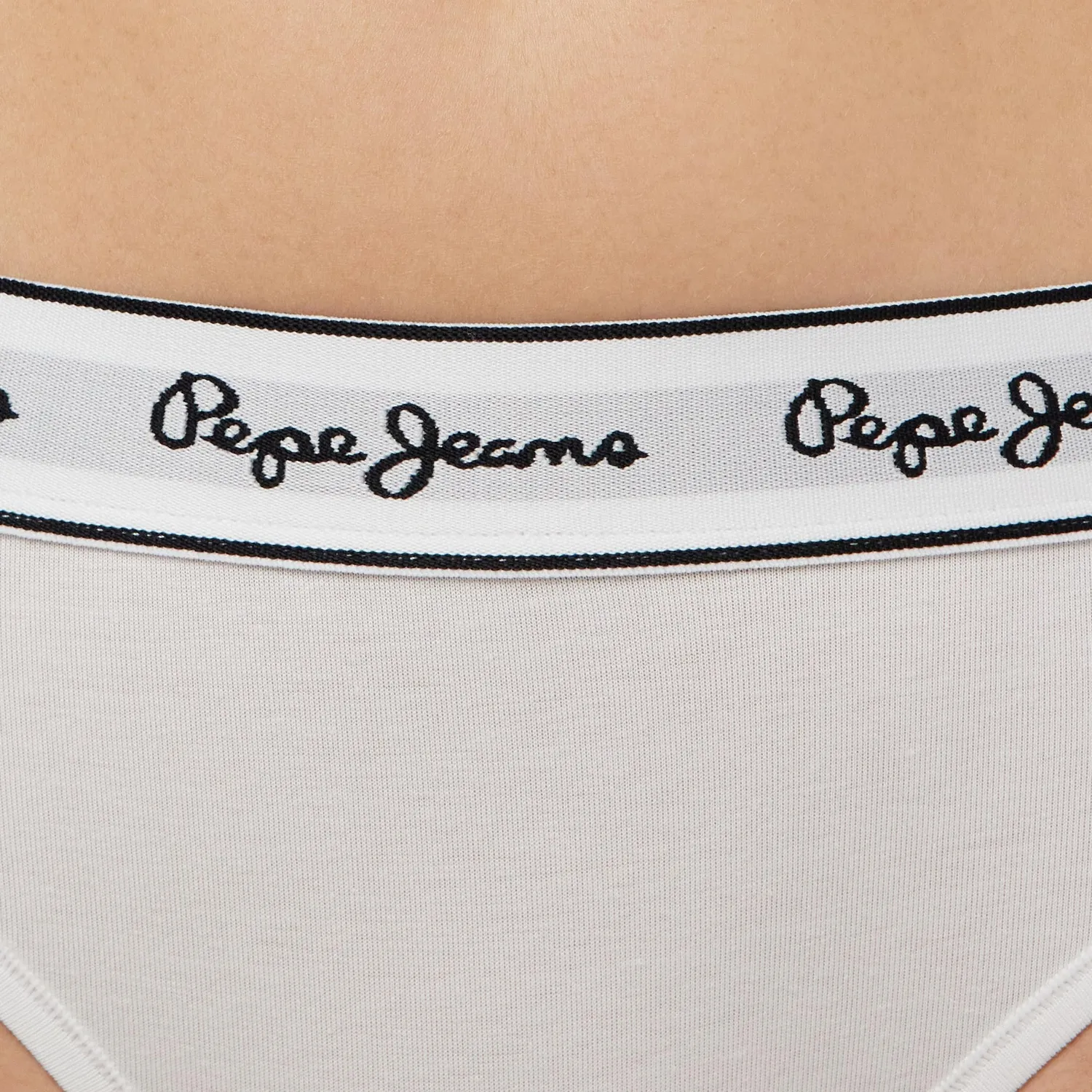 Pepe Jeans Pepe Bikini Slip Donna S Cotone Pacco da 1