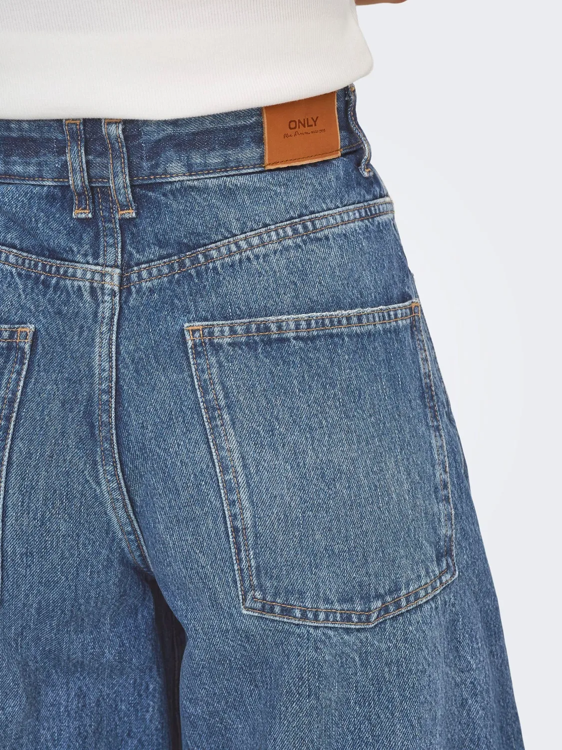ONLY Kogcomet Jeans Wide Leg Dark Blue Denim M 30L