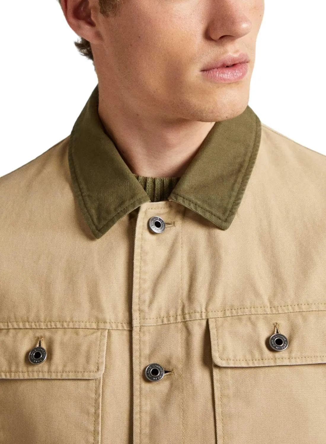 Pepe Jeans Valtari Giacca Uomo M Trucker Cotone