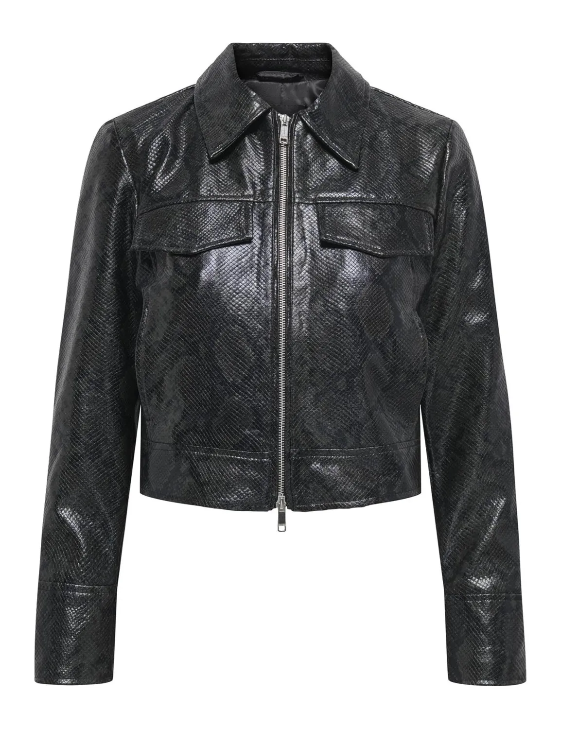 ONLY Onlparis Snake Jacket Otw Giacca XL Pitonata