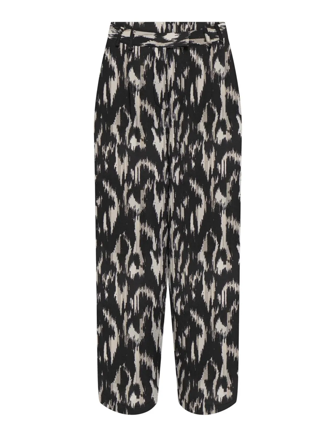 Only Onlnova Life Vis Lesli Pant Aop Pantaloni S Nero