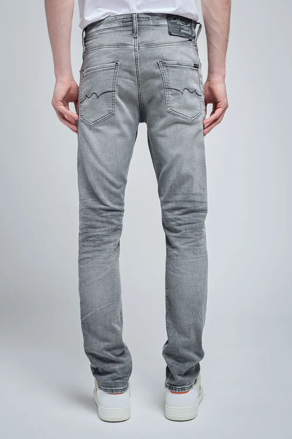 Teddy Smith Reeple Rock SWE jeans grigio L32 uomo