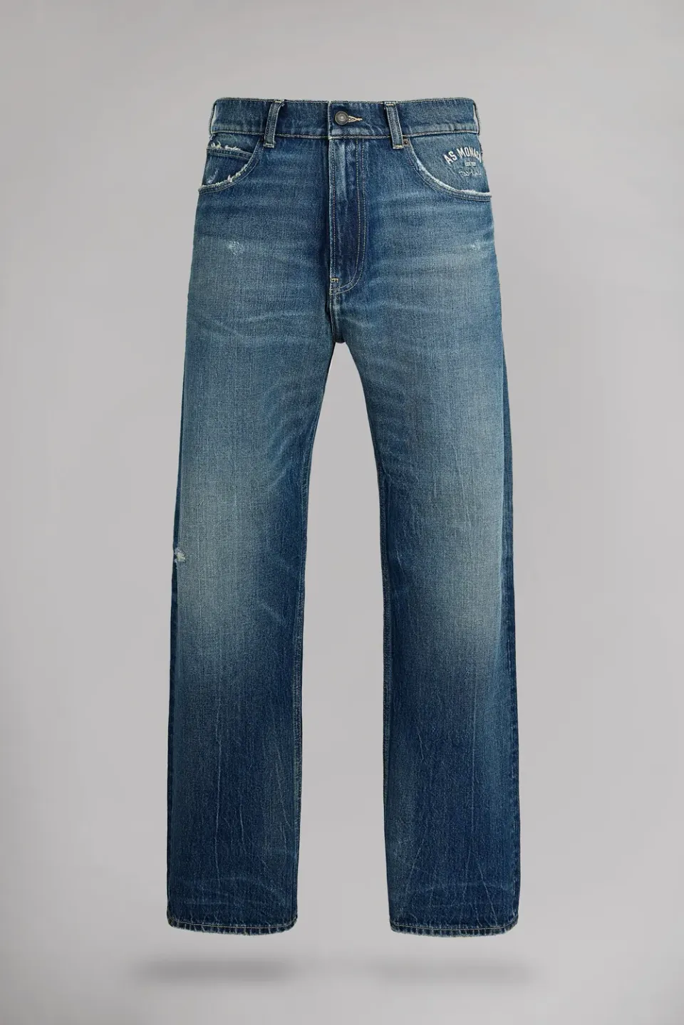 Teddy Smith Runner Jeans Loose Uomo Vintage Indigo L32