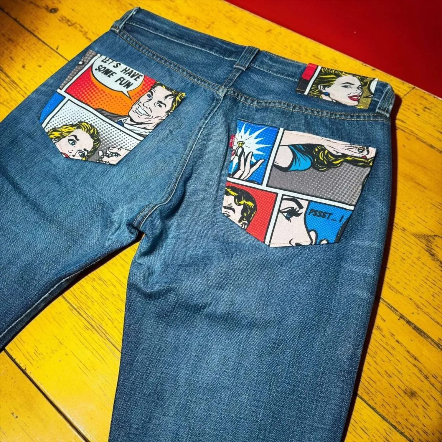 Levi’s Vintage Fumetti jeans tessuto vignette