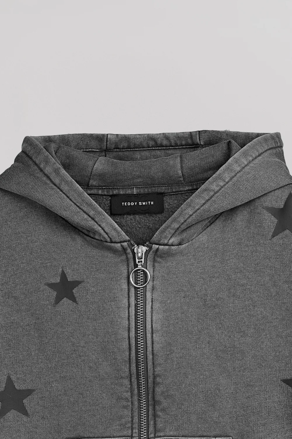 Teddy Smith G-Wahou JR felpa bambina nero con cappuccio