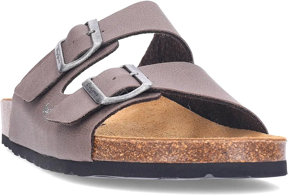Pepe Jeans Bio Double Chicago Sandali Uomo Marrone