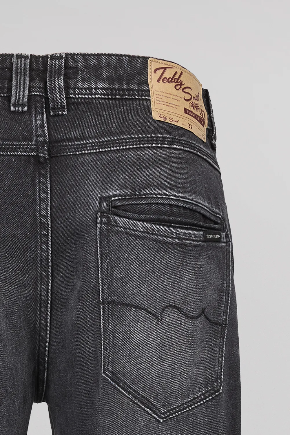 Teddy Smith Rope Reg L32 jeans nero regular