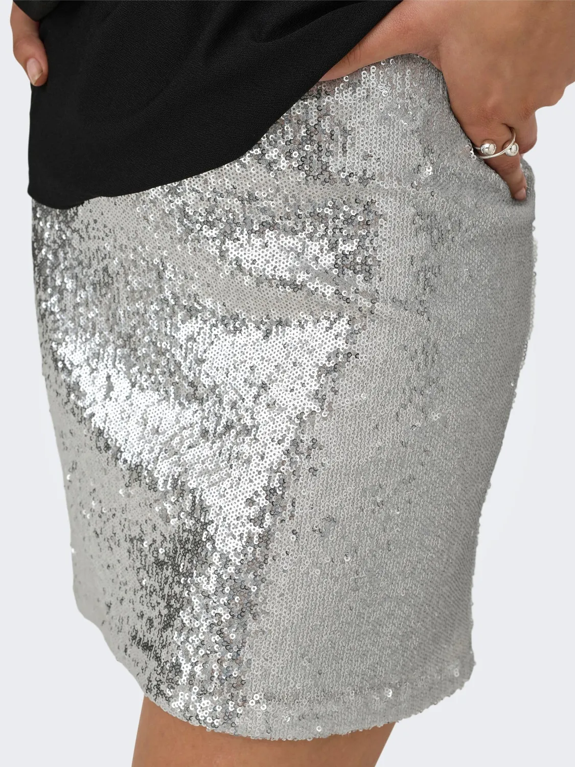 ONLY Onlsimone Jrs gonna corta argento S mini