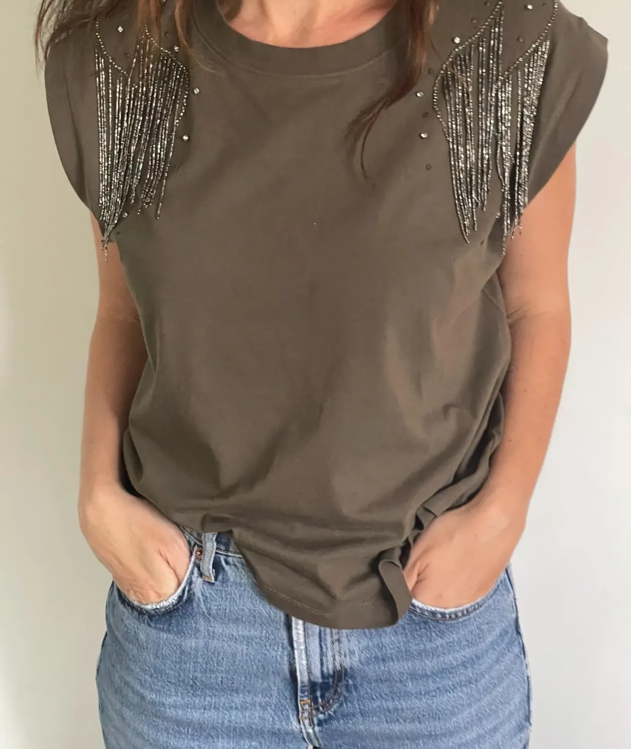 Pepe Jeans Freija T-Shirt donna M senza maniche