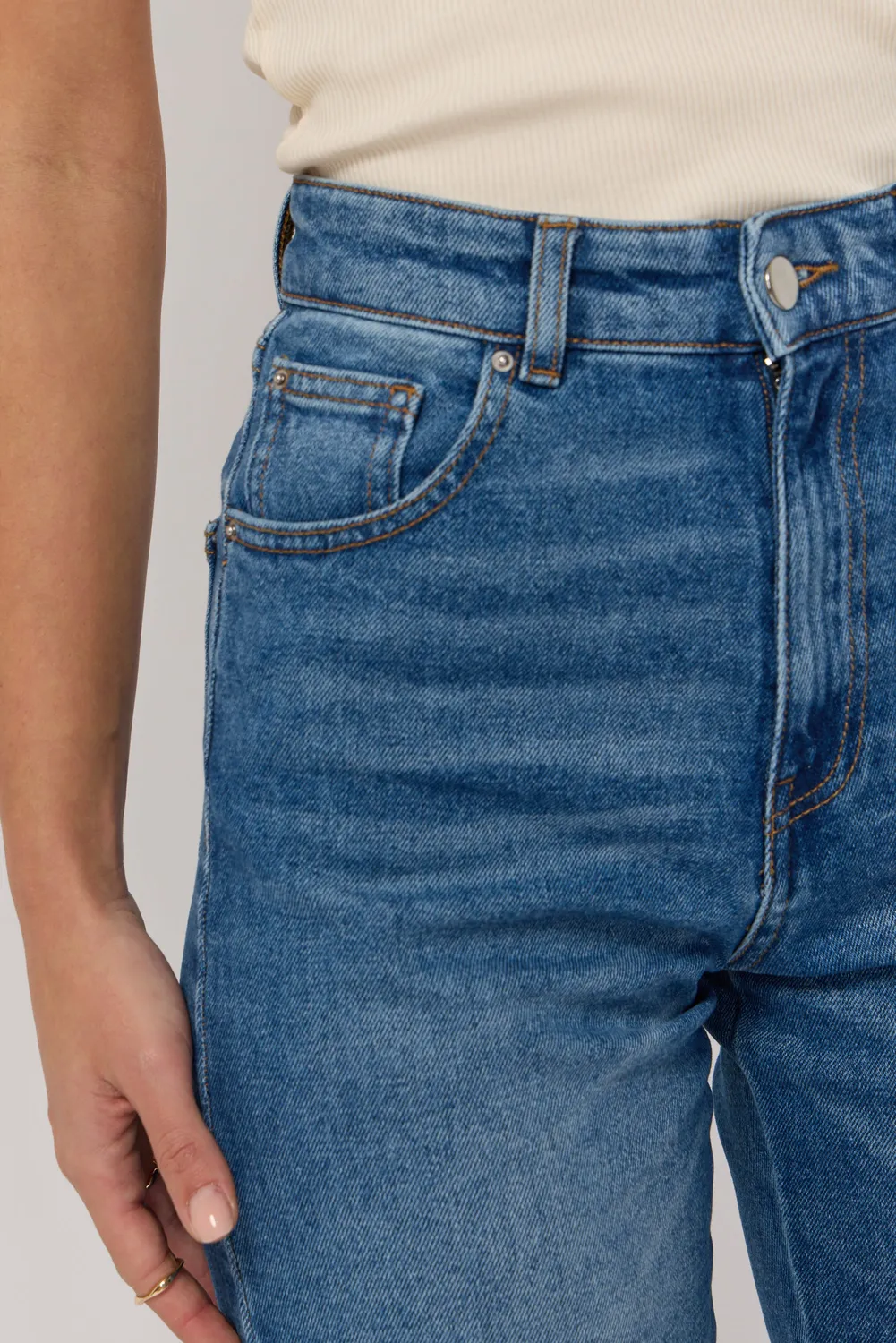 Acquaverde Richie Jeans Flare Vintage Worn