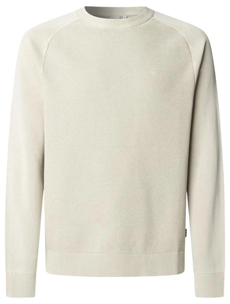 Pepe Jeans Fleet maglione girocollo L blu lavaggio acido
