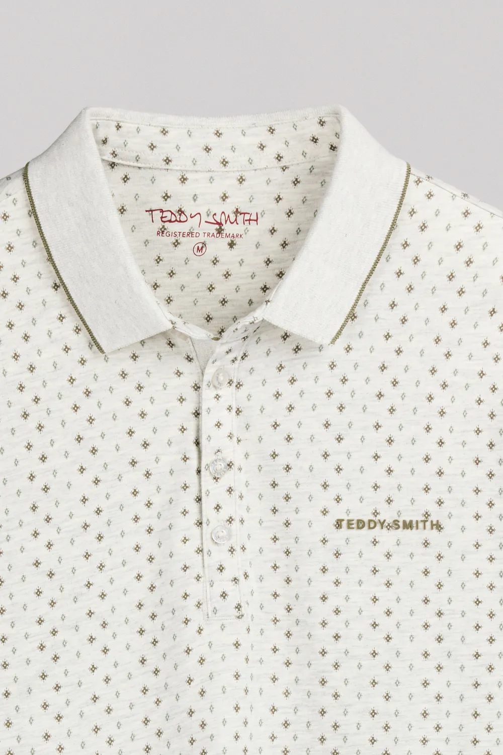 Teddy Smith Pasy 2 Polo Uomo Bianco Ivoire Cotone