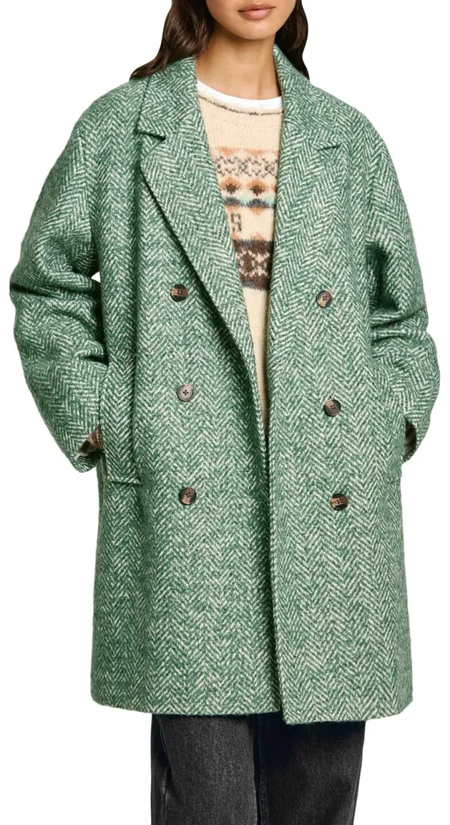 Pepe Jeans Camille giacca donna beige M lana