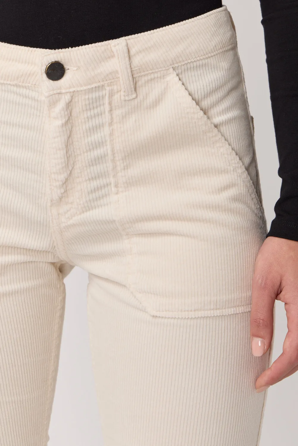Acquaverde Pierce Pantaloni velluto Cream