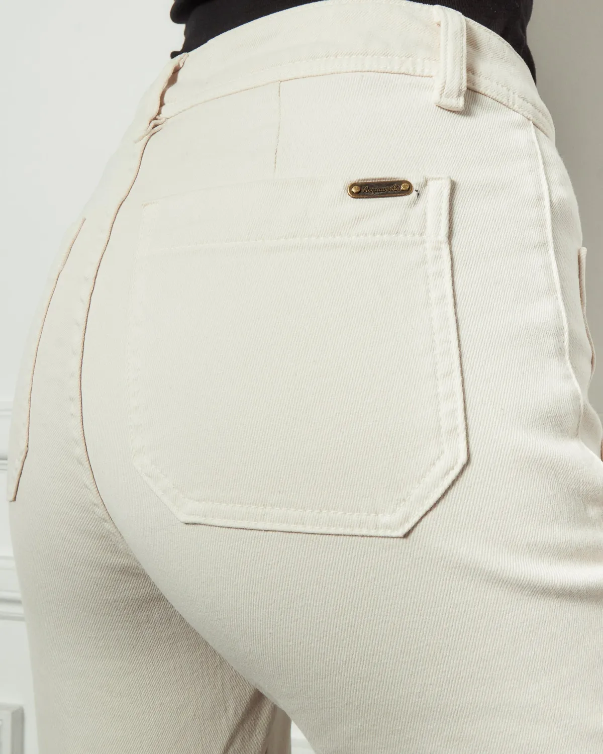 Acquaverde Charlotte Pantalone Bootcut Cream
