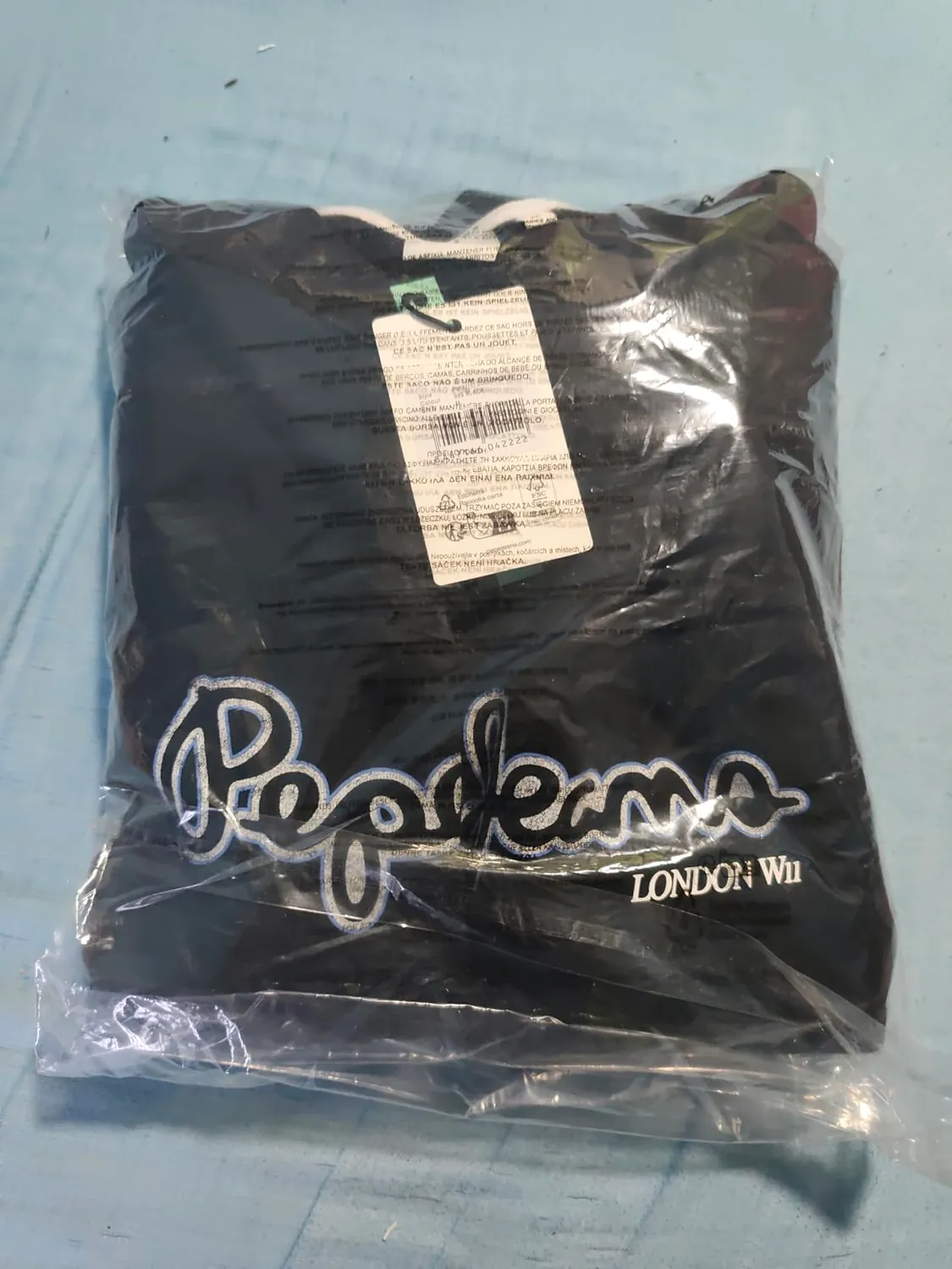 Pepe Jeans Dorian Felpa Uomo Nero Cotone Spazzolato