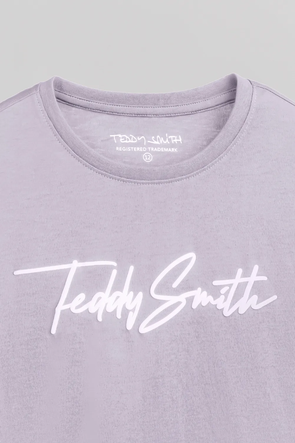 Teddy Smith T-Evan MC JR t-shirt bimbo lavanda cotone