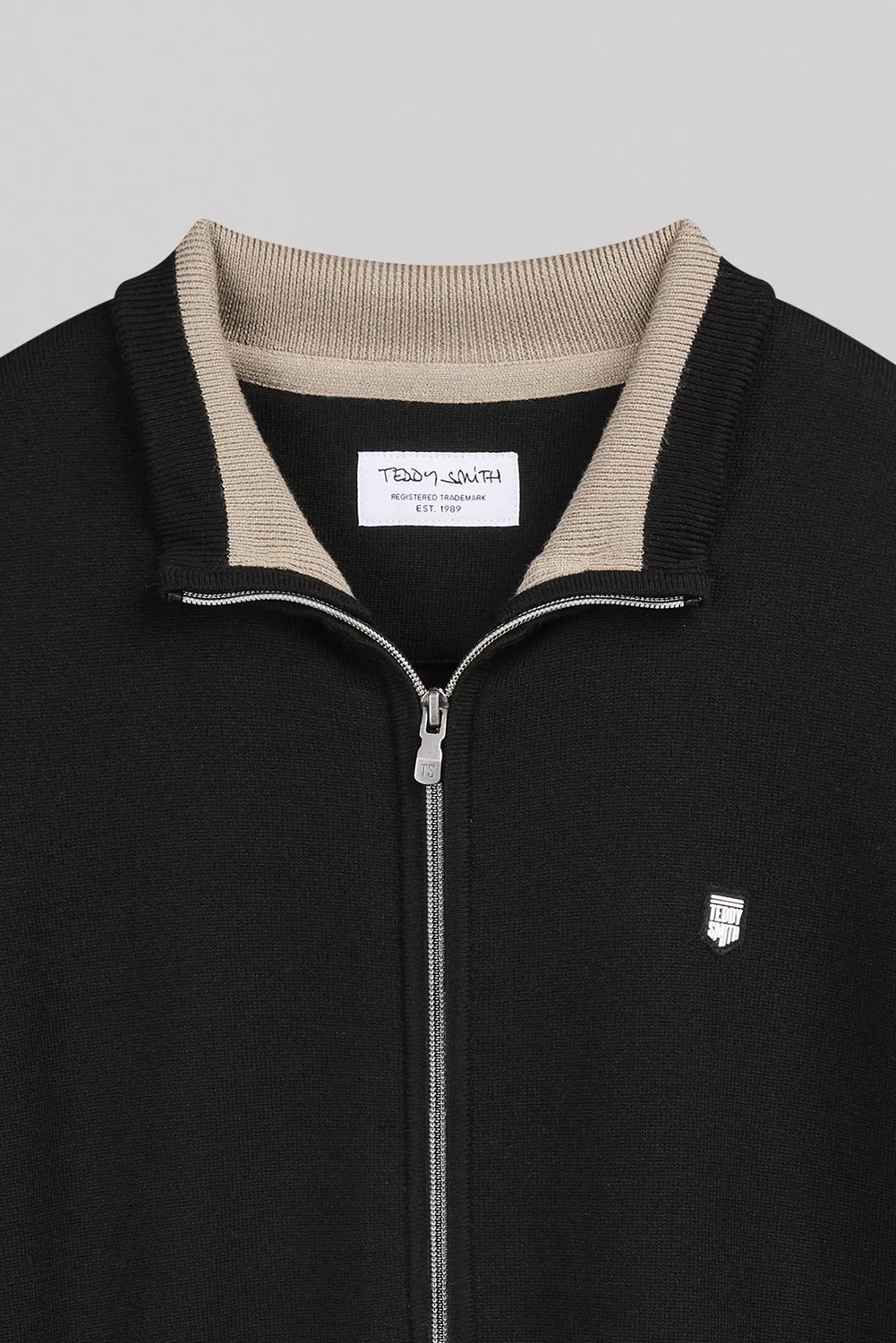 Teddy Smith G-Martyn Gilet Uomo Nero Zip