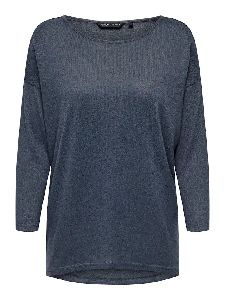 Only Onlmila maglione fawn melange girocollo