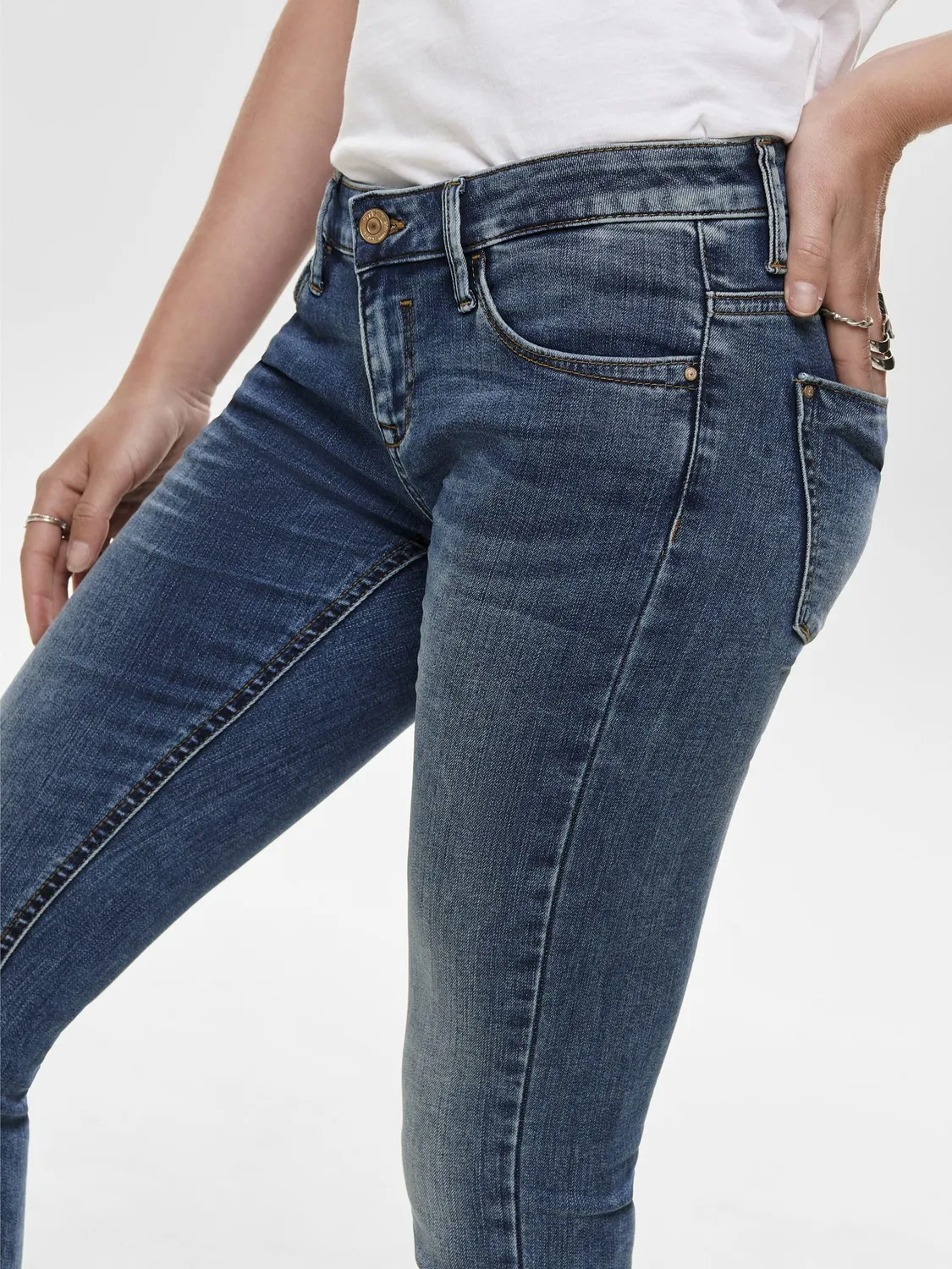 Only Onlcoral SL SK Jeans Donna Skinny Elasticizzati