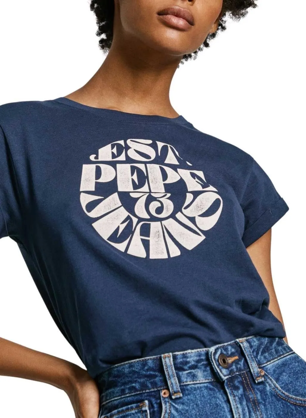 Pepe Jeans Elvia T-Shirt Donna Manica Corta