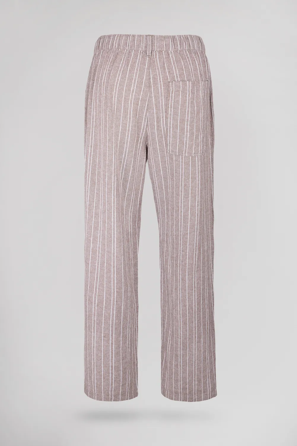 Teddy Smith P-Darius Lin pantaloni lino rigati marrone